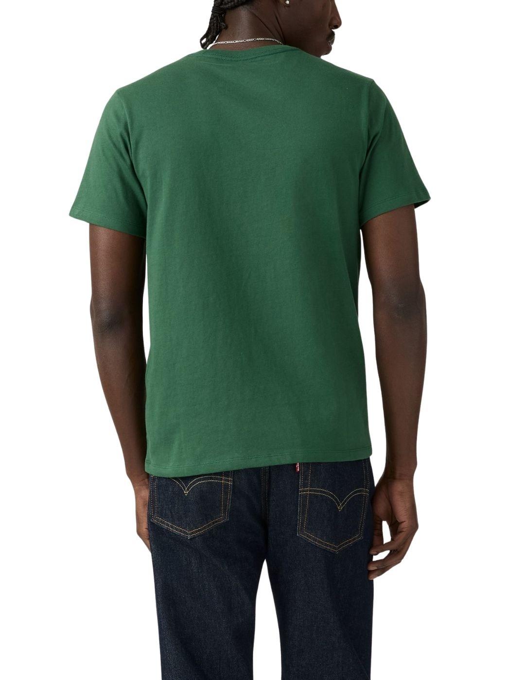Camiseta Levi's® Short Sleeve Housemarket Tee verde hombre