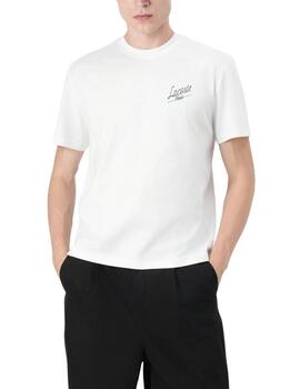 Camiseta Lacoste de hombre en blanco de manga corta