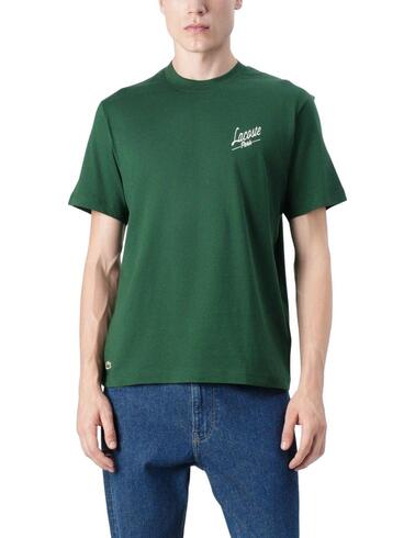 Camiseta Lacoste de hombre en verde de manga corta