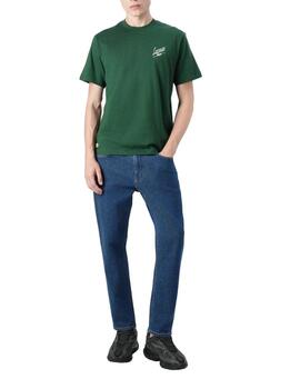 Camiseta Lacoste de hombre en verde de manga corta