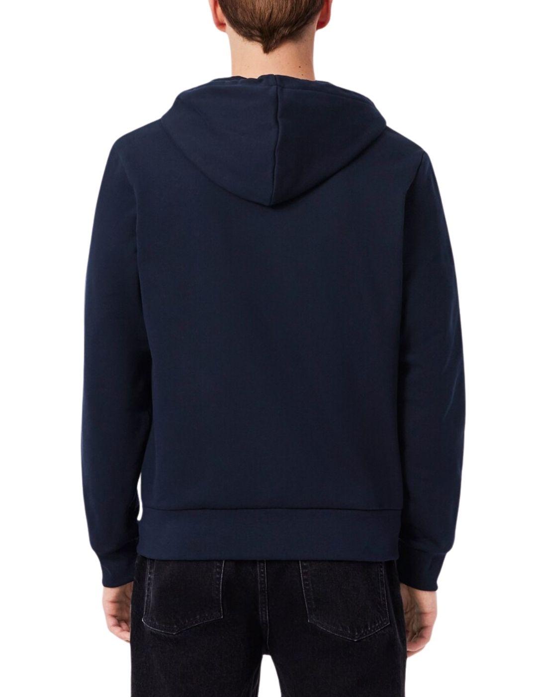 Sudadera Lacoste con cremallera en  color block para hombre