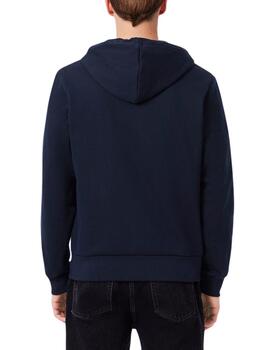 Sudadera Lacoste con cremallera en  color block para hombre