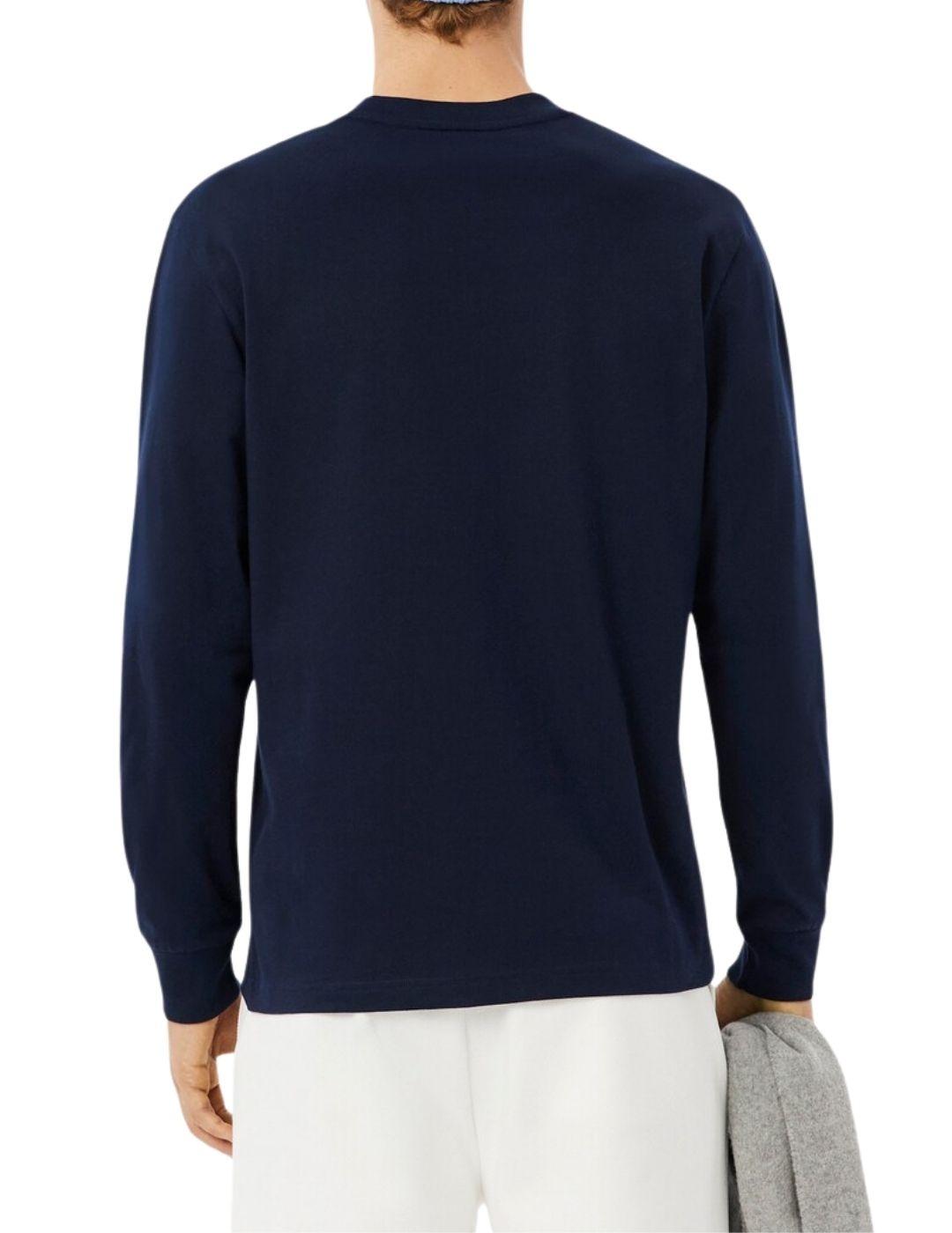Camiseta Lacoste de algodón de manga larga para hombre