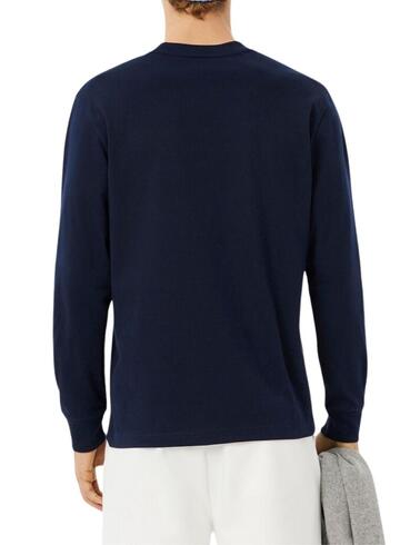 Camiseta Lacoste de algodón de manga larga para hombre