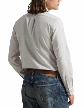 Camisa Polo Ralph Lauren de oxford slim fit de rayas