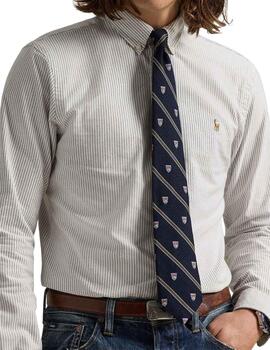 Camisa Polo Ralph Lauren de oxford slim fit de rayas