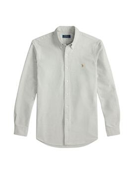 Camisa Polo Ralph Lauren de oxford slim fit en gris hombre