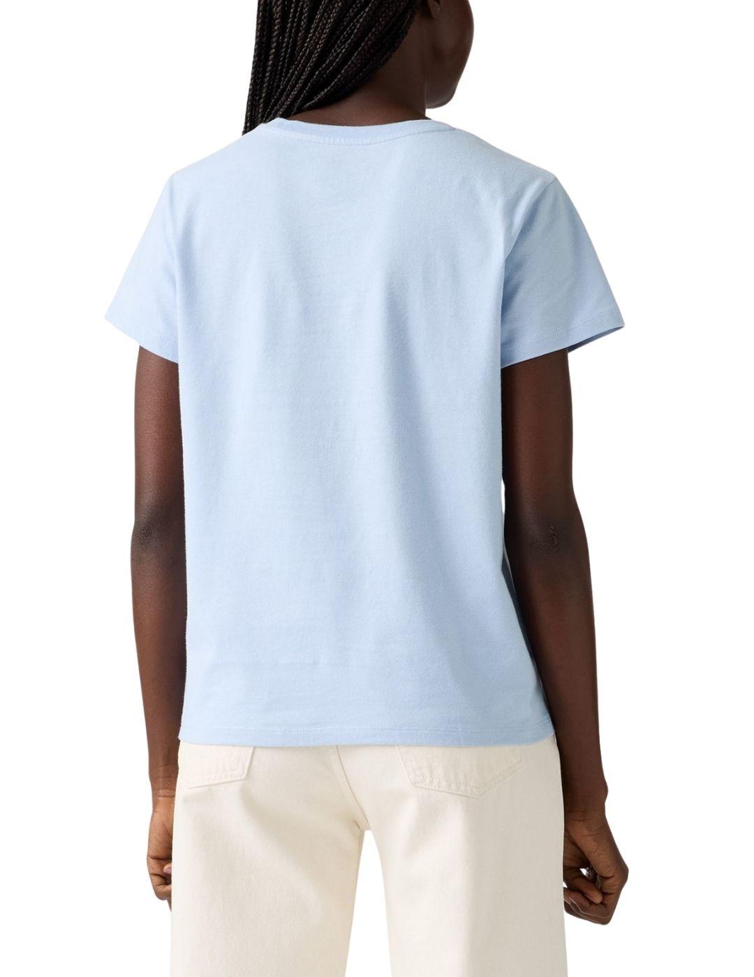 Camiseta Levi's® The Perfect Tee de mujer Blue Carnation