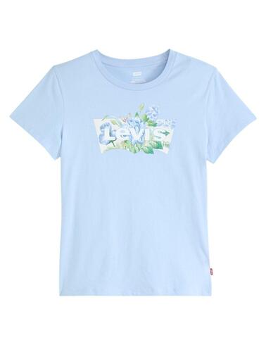Camiseta Levi's® The Perfect Tee de mujer Blue Carnation