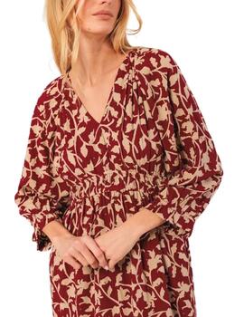 Vestido midi Indi & Cold estampado de viscosa para mujer