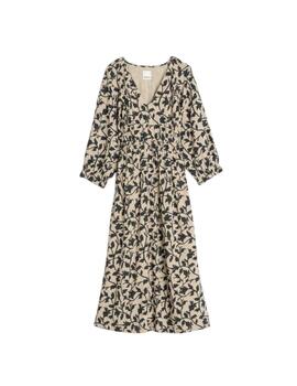 Vestido midi Indi & Cold estampado de viscosa para mujer