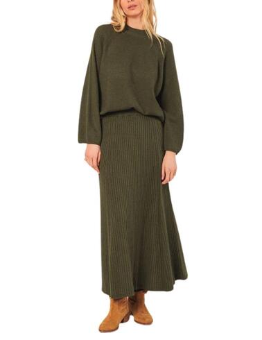 Indi & Cold falda verde punto