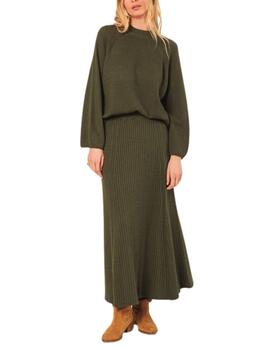 Indi & Cold falda verde punto