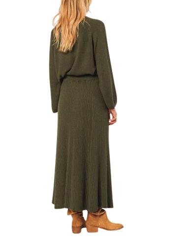 Indi & Cold falda verde punto
