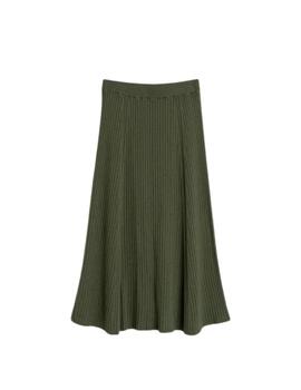 Indi & Cold falda verde punto
