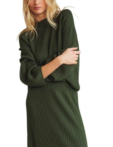 Indi & Cold jersey de punto verde