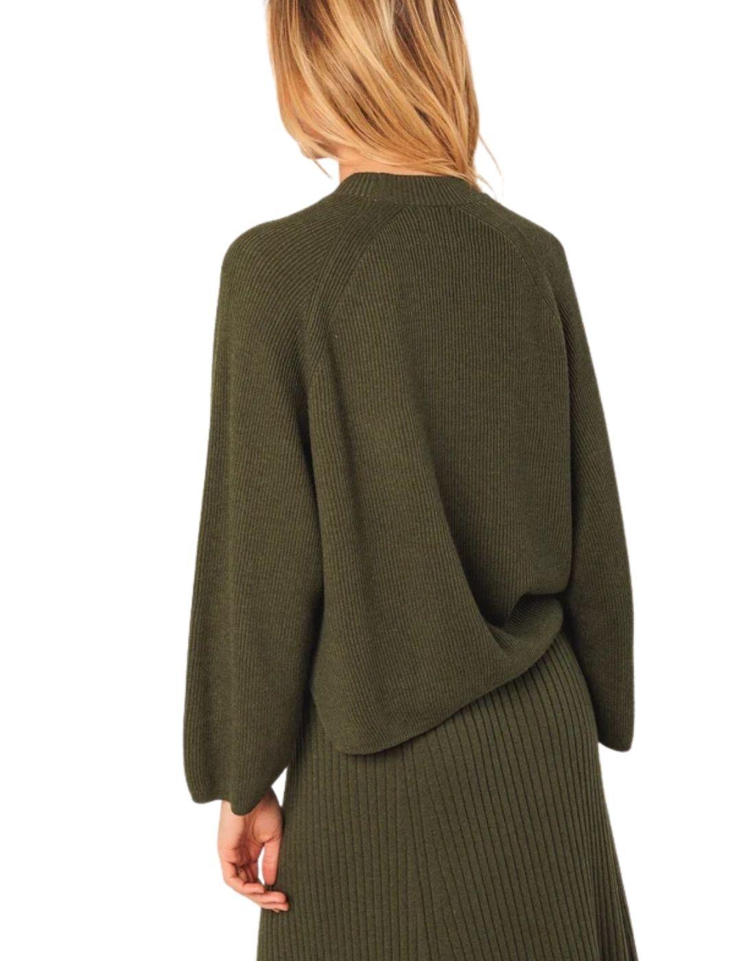 Indi & Cold jersey de punto verde