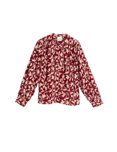 Camisa Indi & Cold blusa cuello mao con estampado floral
