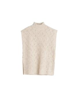 Chaleco Indi & Cold de punto de fantasía para mujer