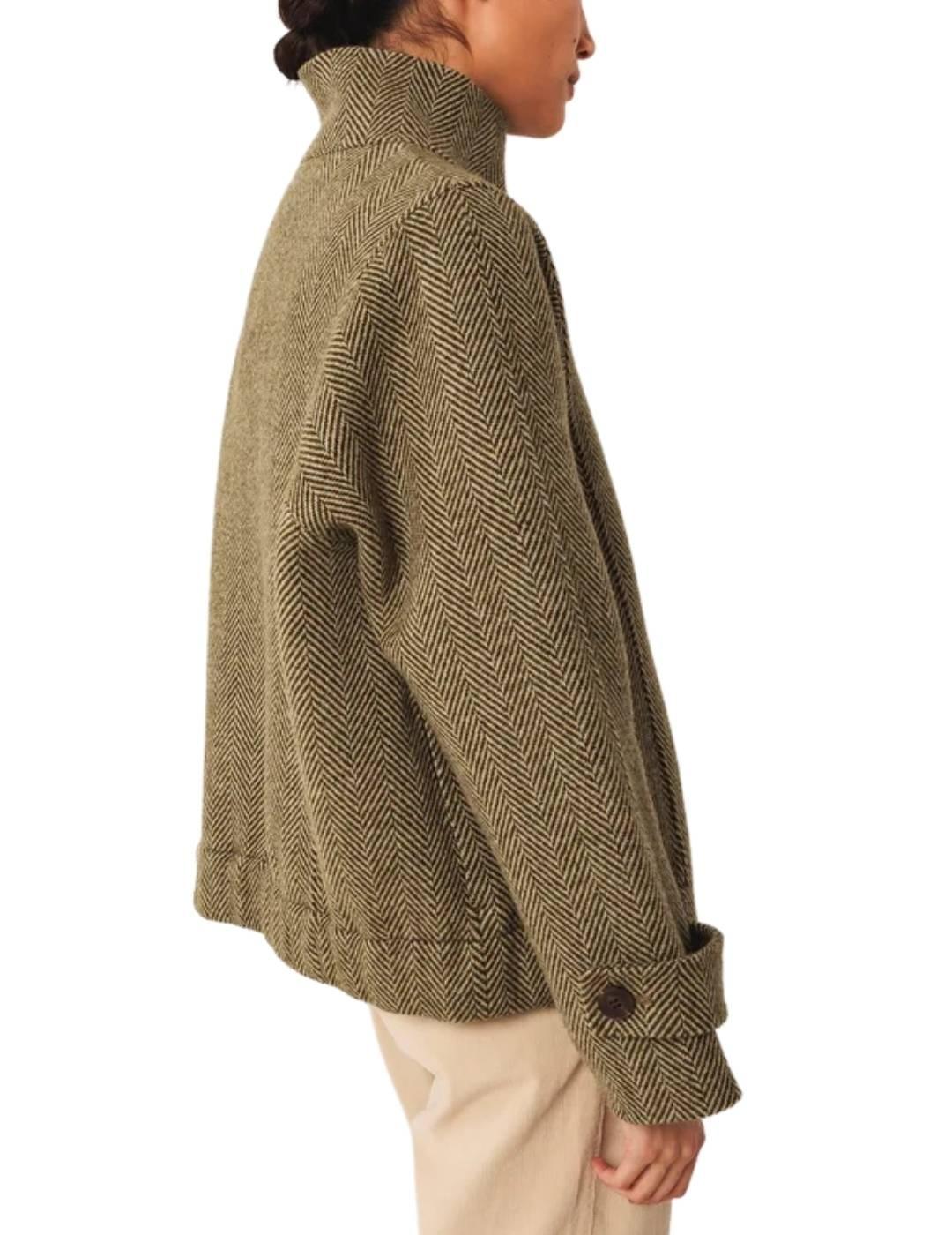 Abrigo Indi & Cold tipo bomber khaki