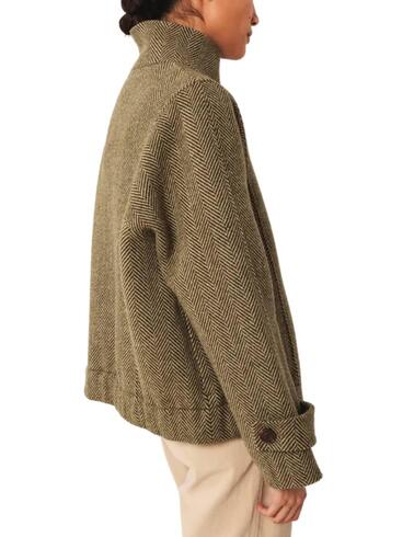 Abrigo Indi & Cold tipo bomber khaki