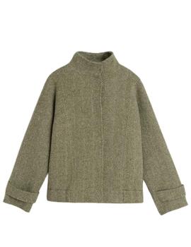Abrigo Indi & Cold tipo bomber khaki