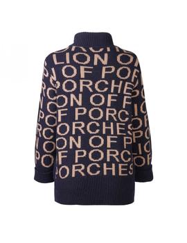 Jersey Lion Of Porches mujer con estampado de letras