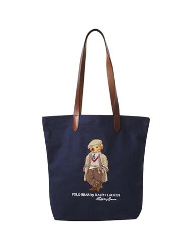 Bolso Polo Ralph Lauren de lona con Polo Bear bordado