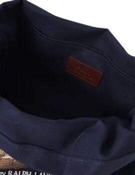 Bolso Polo Ralph Lauren de lona con Polo Bear bordado