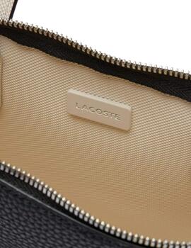 Bolso Lacoste mini tote Anna en negro para mujer