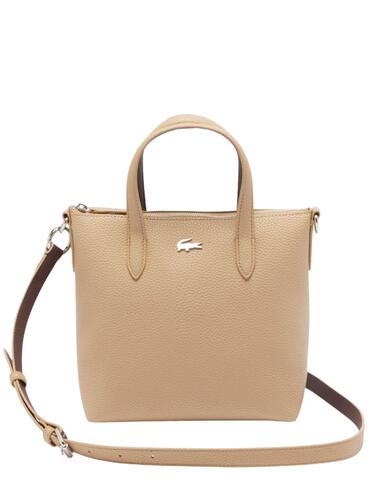Bolso Lacoste mini tote Anna en beige para mujer
