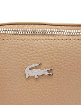 Bolso Lacoste mini tote Anna en beige para mujer
