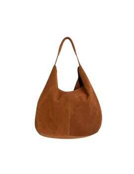 Bolso Tote Indi & Cold de serraje en marrón para mujer