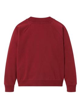 Sudadera Napapijri Bebel granate de mujer