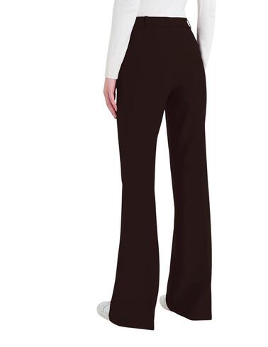 Pantalón Ragno crudo acampanado elástico de mujer