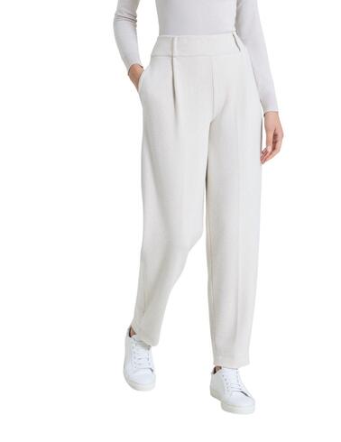 Pantalón Ragno de terciopelo con pinzas en marrón de mujer