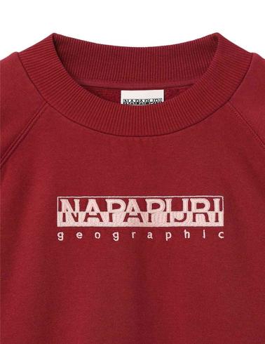 Sudadera Napapijri Bebel granate de mujer