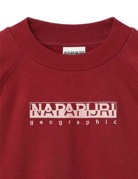 Sudadera Napapijri Bebel granate de mujer