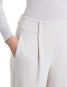 Pantalón Ragno de terciopelo con pinzas en marrón de mujer