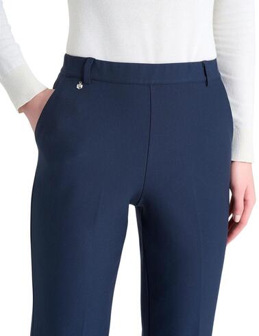 Pantalón ancho Ragno con bolisllo francés en marino