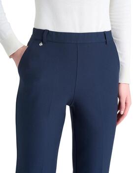 Pantalón ancho Ragno con bolisllo francés en marino