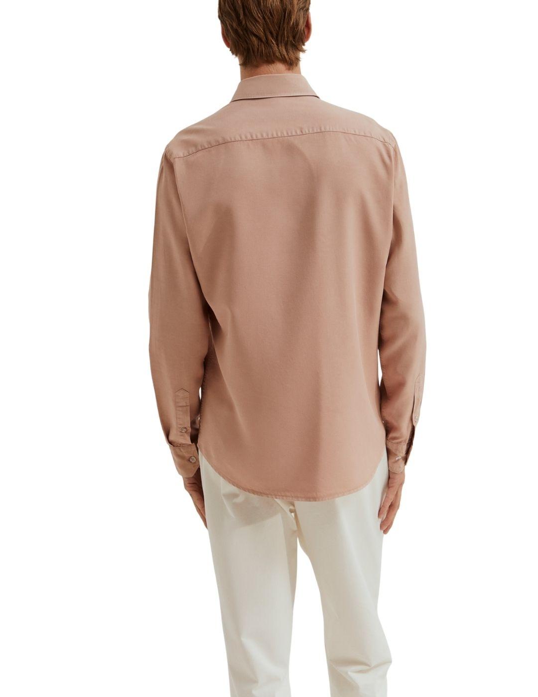 Camisa Lion of Porches slim fit de manga larga de hombre
