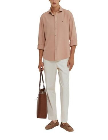 Camisa Lion of Porches slim fit de manga larga de hombre