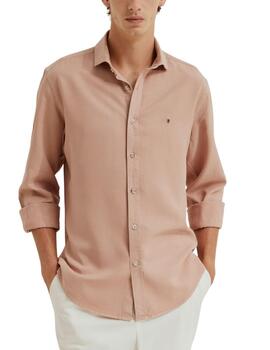 Camisa Lion of Porches slim fit de manga larga de hombre