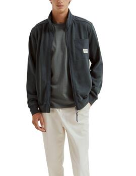 Sudadera Lion of Porches con cremallera verde de hombre