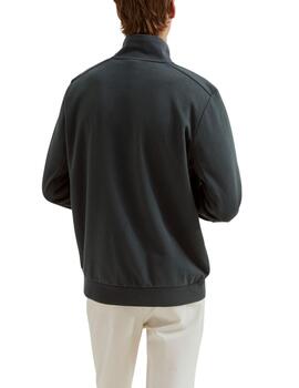 Sudadera Lion of Porches con cremallera verde de hombre