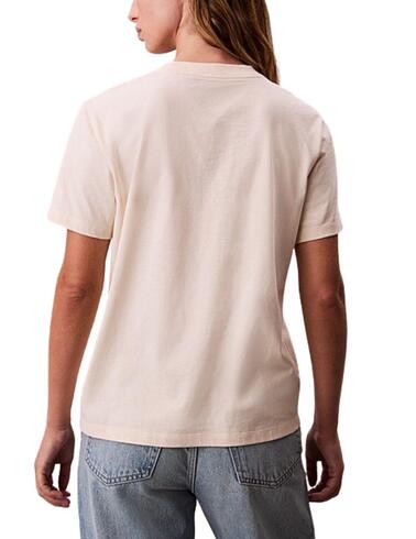 Camiseta Calvin Klein con monograma estampado en el pecho