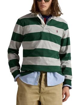 Polo de Polo Ralph Lauren tipo rugby de rayas en algodón