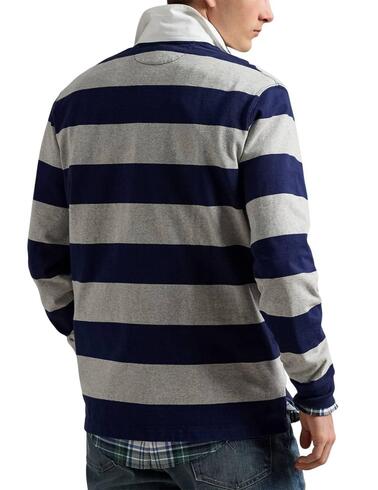 Polo de Polo Ralph Lauren tipo rugby de rayas en algodón