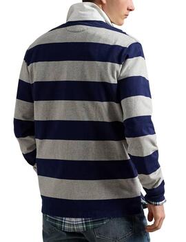 Polo de Polo Ralph Lauren tipo rugby de rayas en algodón